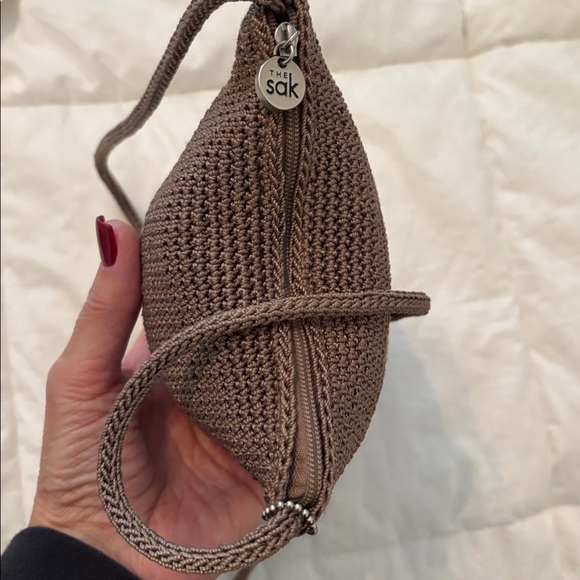 The Sak Tan Crochet Crossbody Bag - Picture 3 of 4